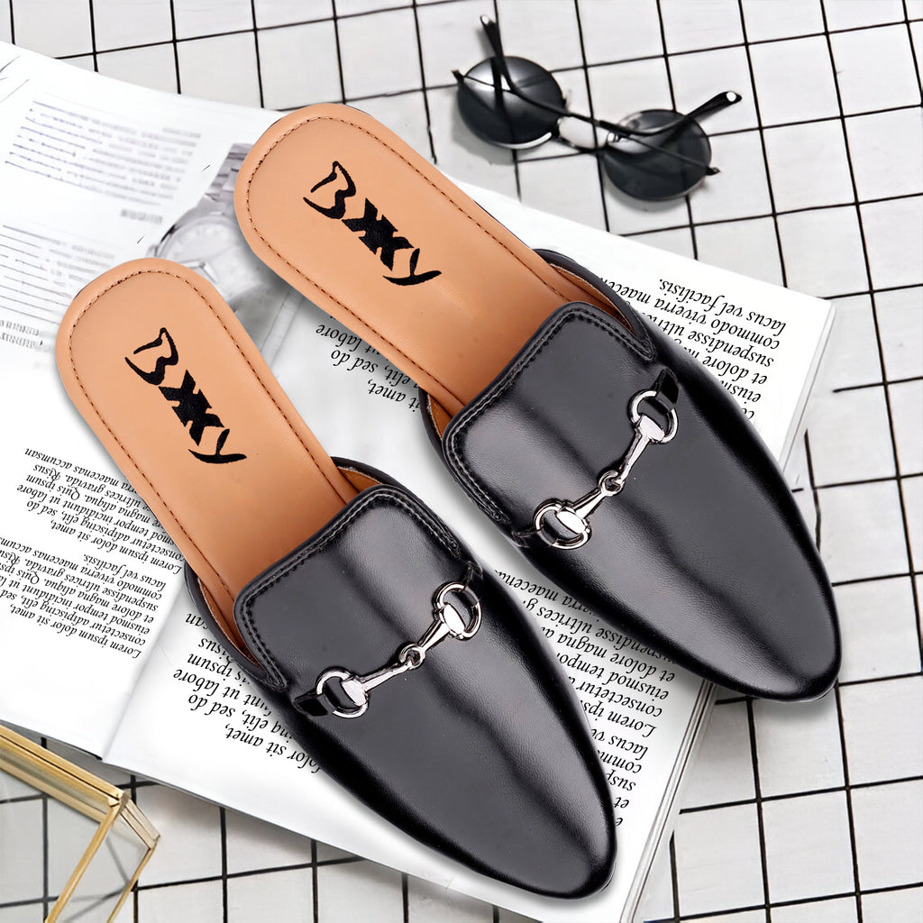 BAXXICO Mens Vegan Leather Material Latest Stylish Mules