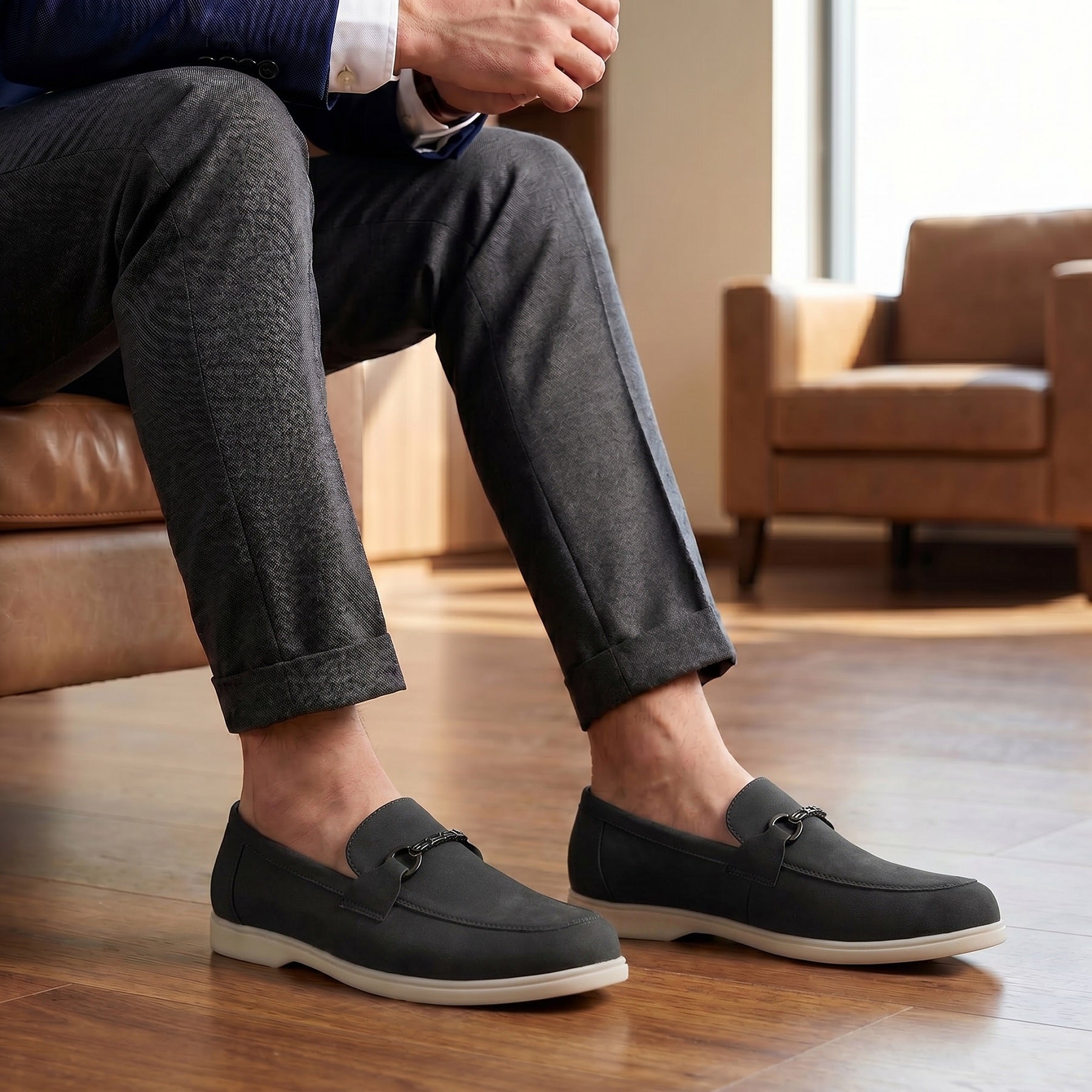 BAXXICO Luxury Loafers with Soft Matte Finish & Modern Elevated Comfort