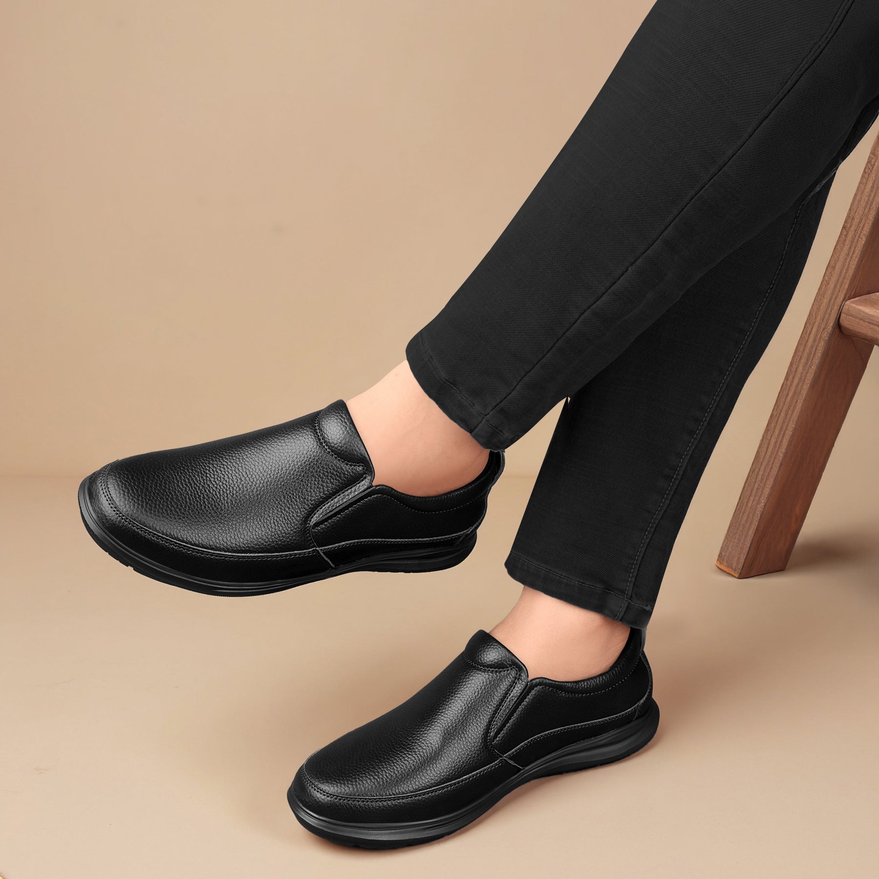 BAXXICO Mens Premium Comfort Slip On Shoes