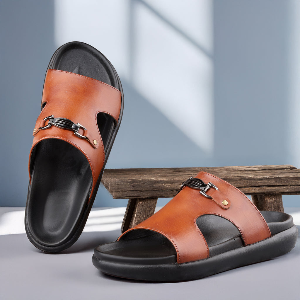 BAXXICO Mens Premium Comfort Slide Sandals with Lightweight