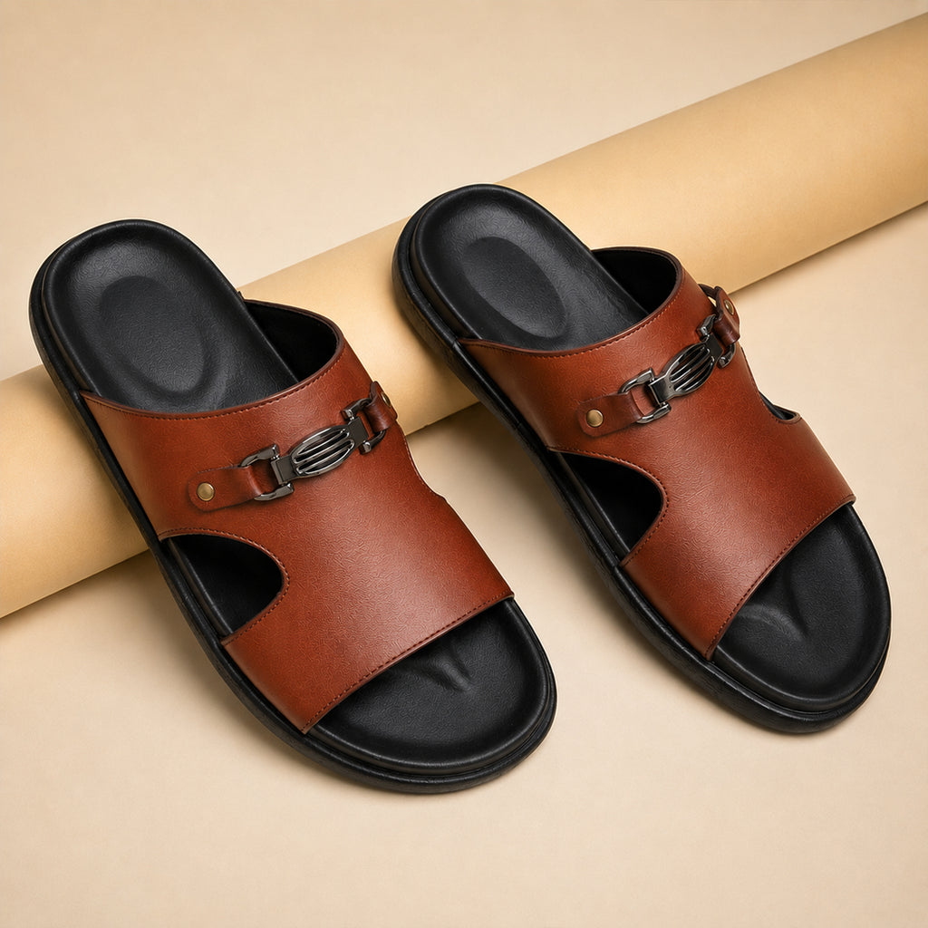 BAXXICO Mens Premium Comfort Slide Sandals with Lightweight