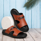 BAXXICO Mens Premium Comfort Slide Sandals with Lightweight