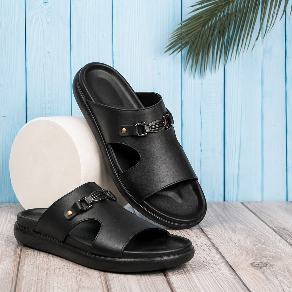 BAXXICO Mens Premium Comfort Slide Sandals with Lightweight
