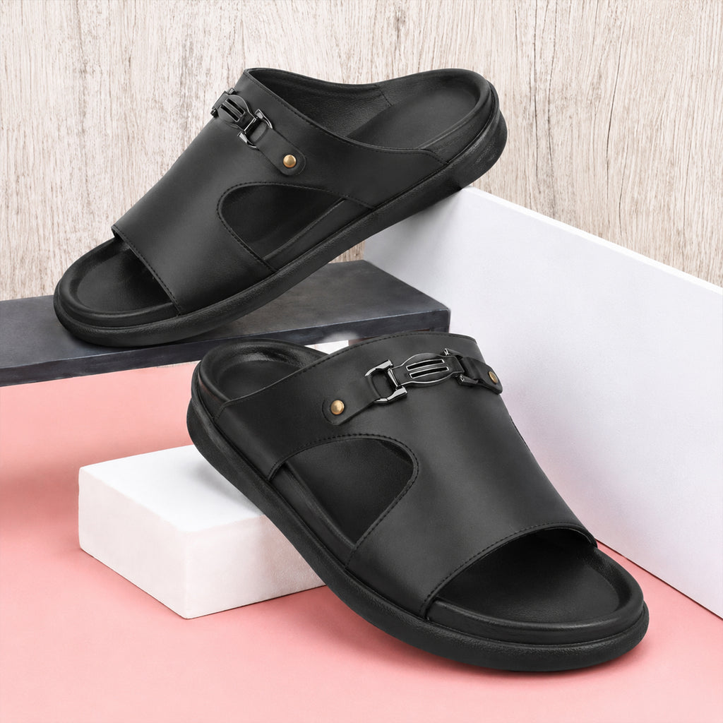 BAXXICO Mens Premium Comfort Slide Sandals with Lightweight