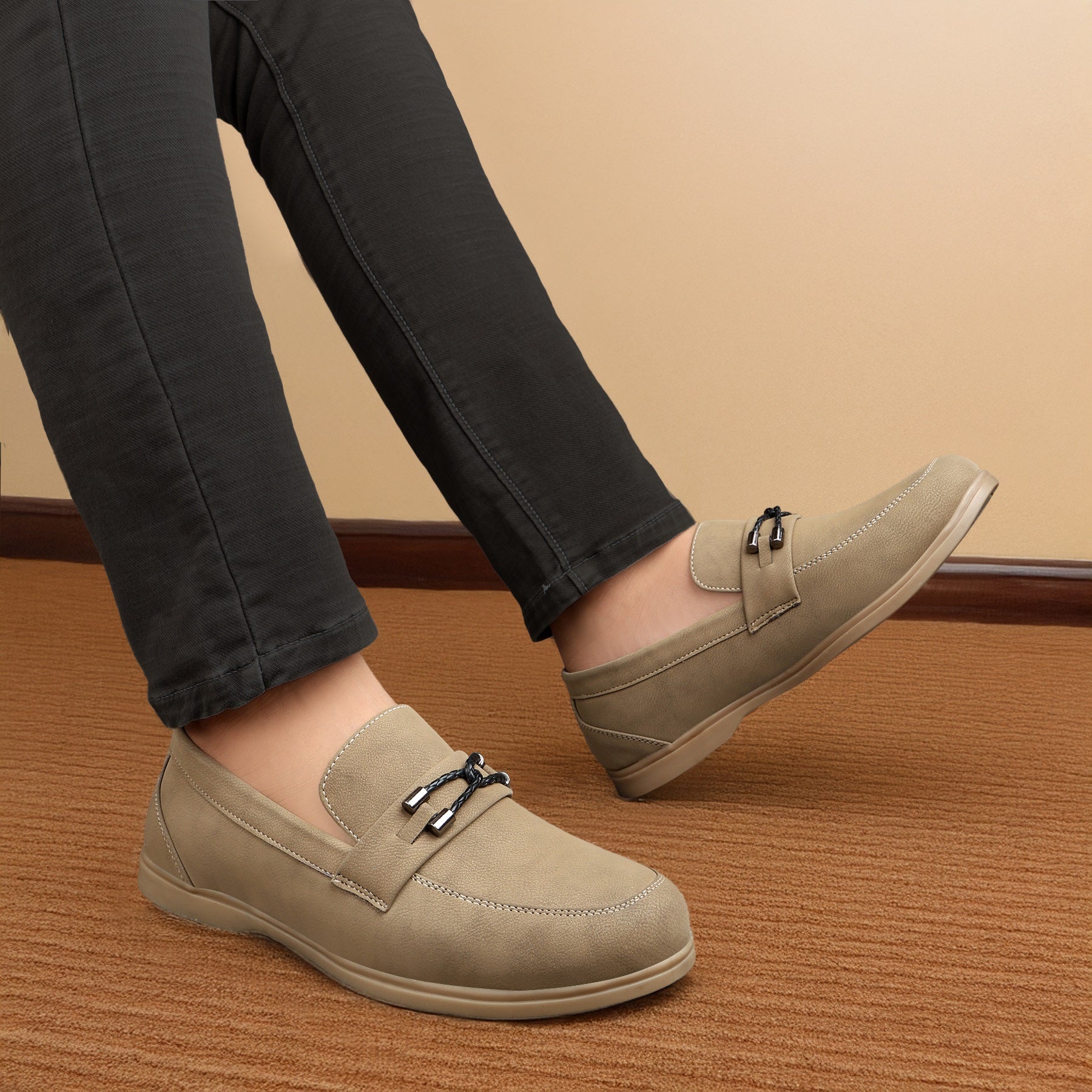 BAXXICO Mens Smart Comfort Slip On Shoes for All Day Wear