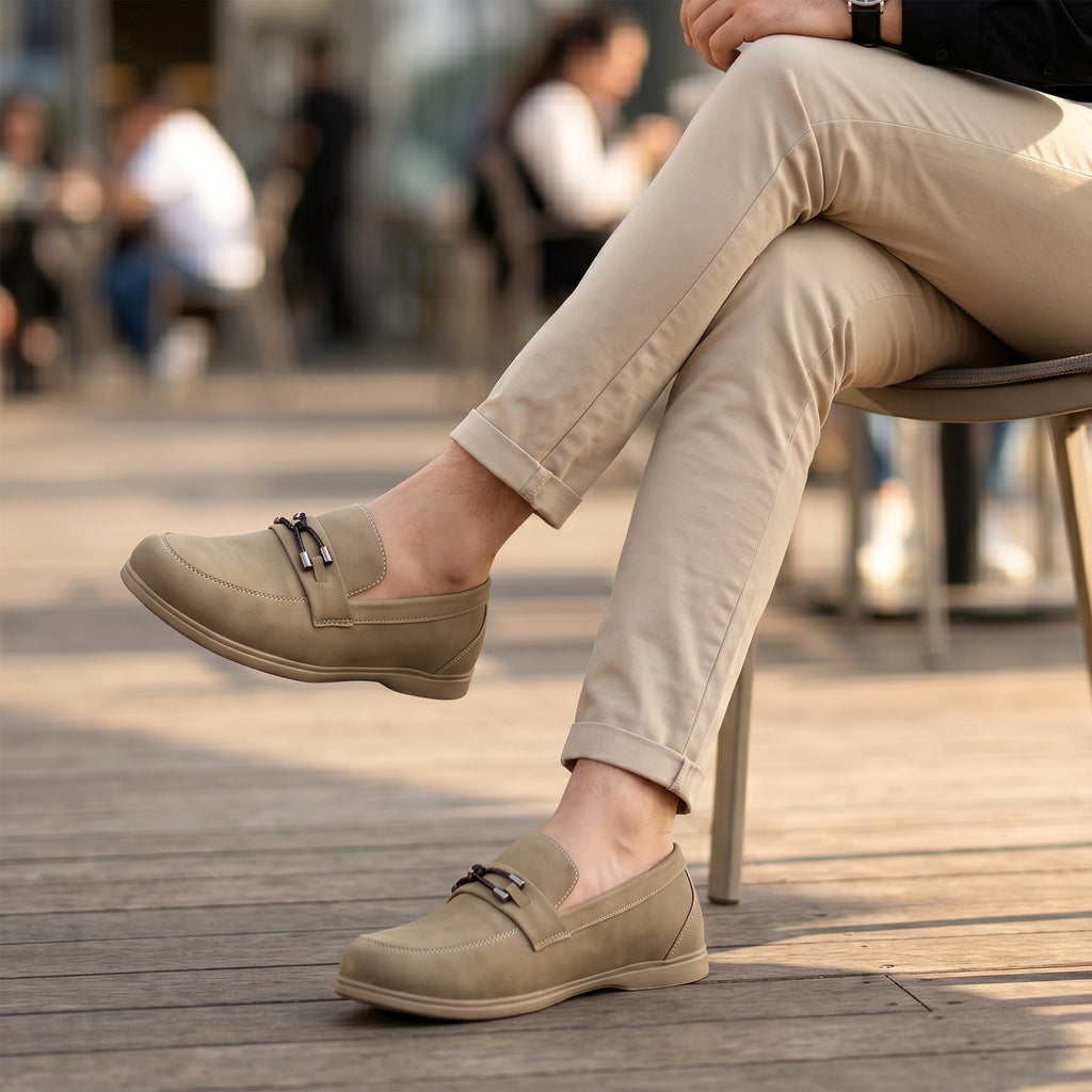 BAXXICO Mens Smart Comfort Slip On Shoes for All Day Wear