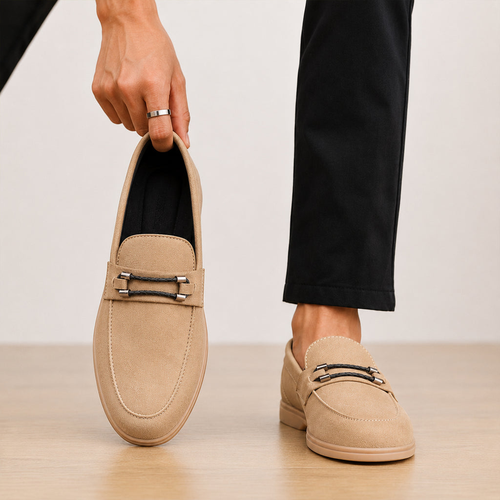 BAXXICO Mens Smart Comfort Slip On Shoes for All Day Wear