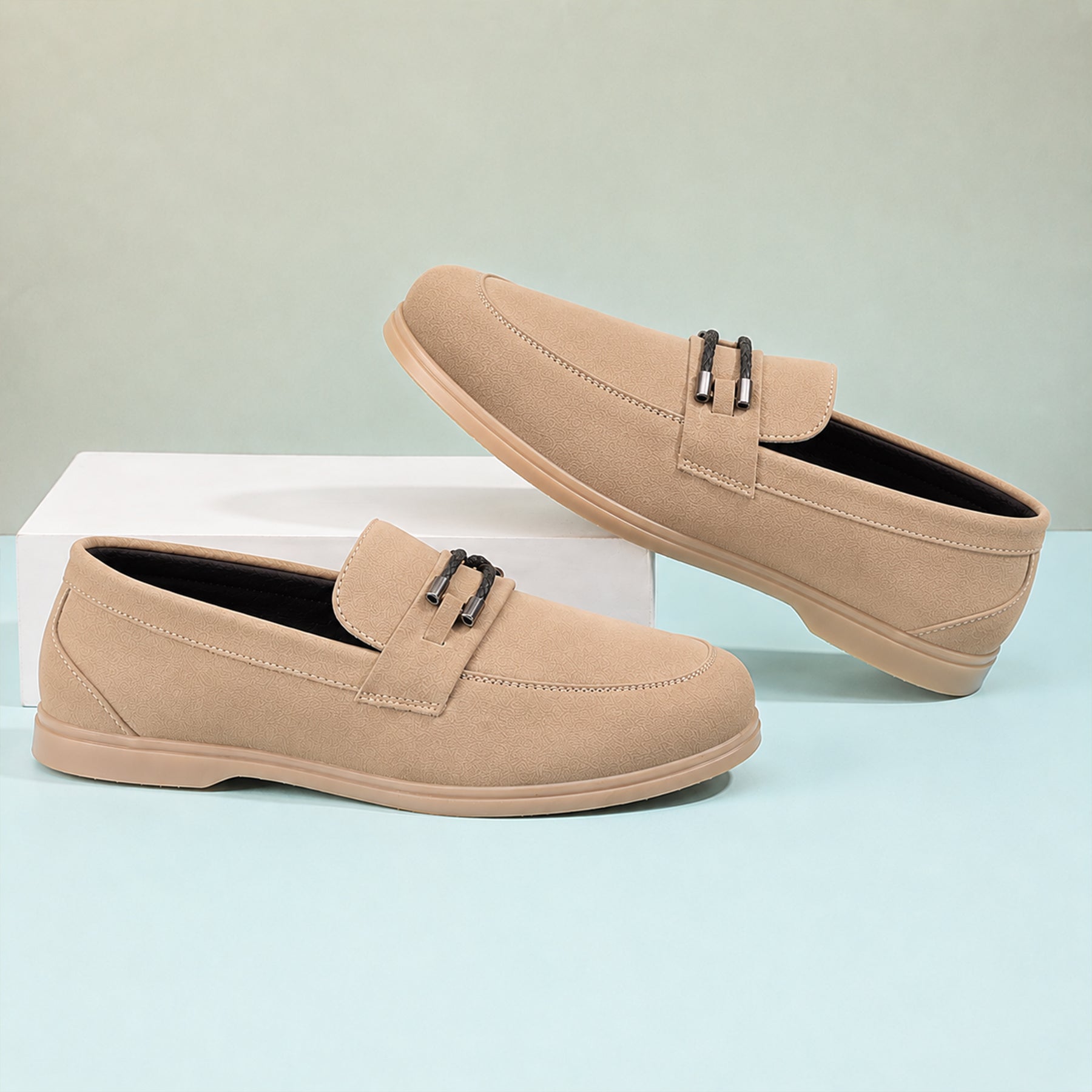 BAXXICO Mens Smart Comfort Slip On Shoes for All Day Wear