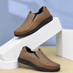 BAXXICO Mens Smart Comfort Slip On Shoes for All Day Wear