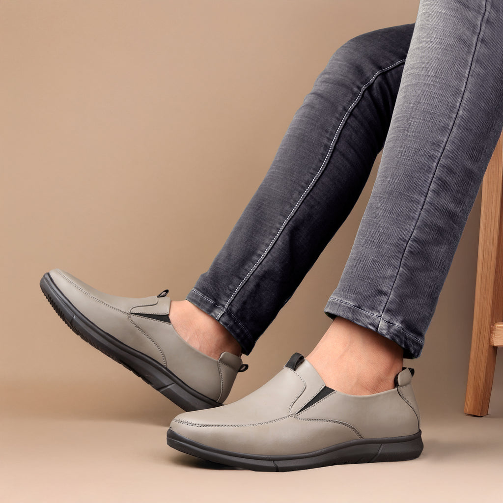 BAXXICO Mens Smart Comfort Slip On Shoes for All Day Wear