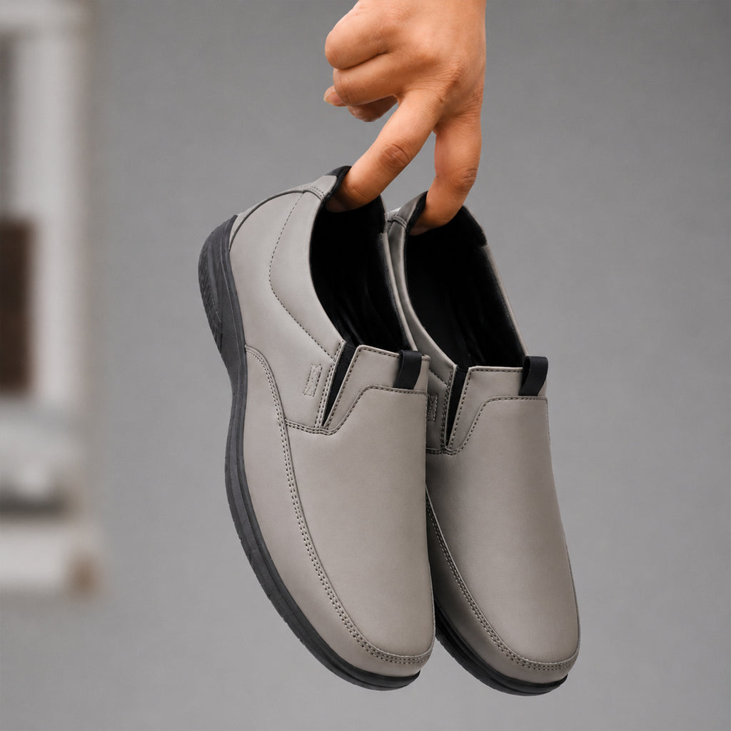 BAXXICO Mens Smart Comfort Slip On Shoes for All Day Wear