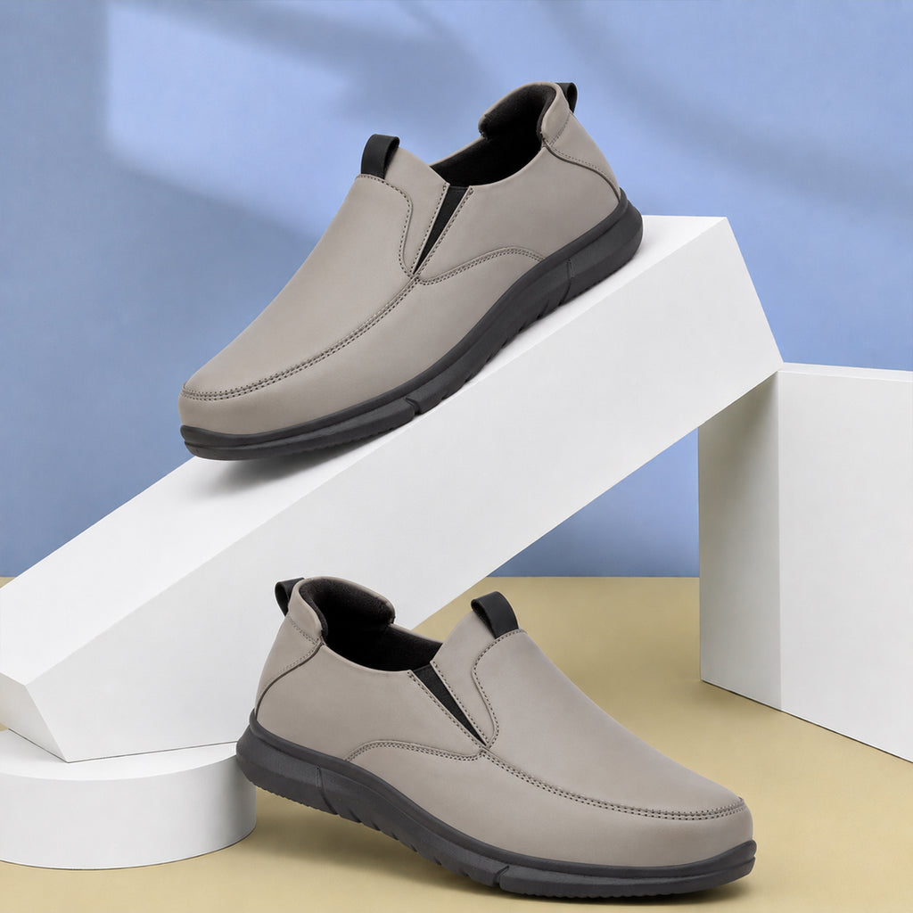 BAXXICO Mens Smart Comfort Slip On Shoes for All Day Wear