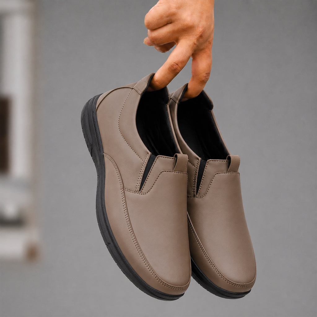 BAXXICO Mens Smart Comfort Slip On Shoes for All Day Wear