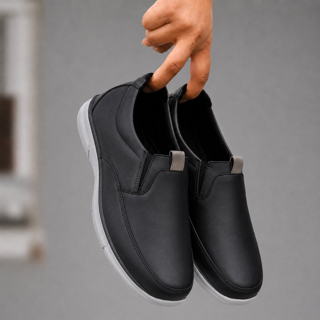 BAXXICO Mens Smart Comfort Slip On Shoes for All Day Wear