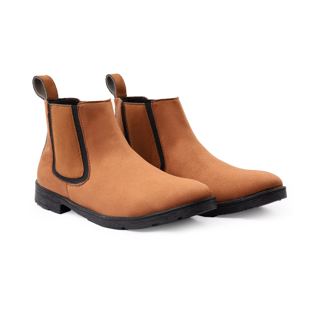 Baxxico Mens Premium Chelsea Boots Classic Slip On Smart Casual