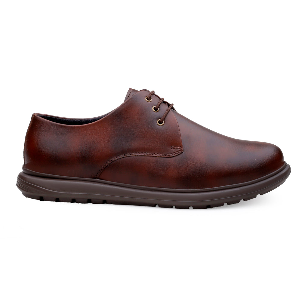 BAXXICO Modern Comfort Derby Shoes with Sleek Silhouette & Premium Everyday Wear