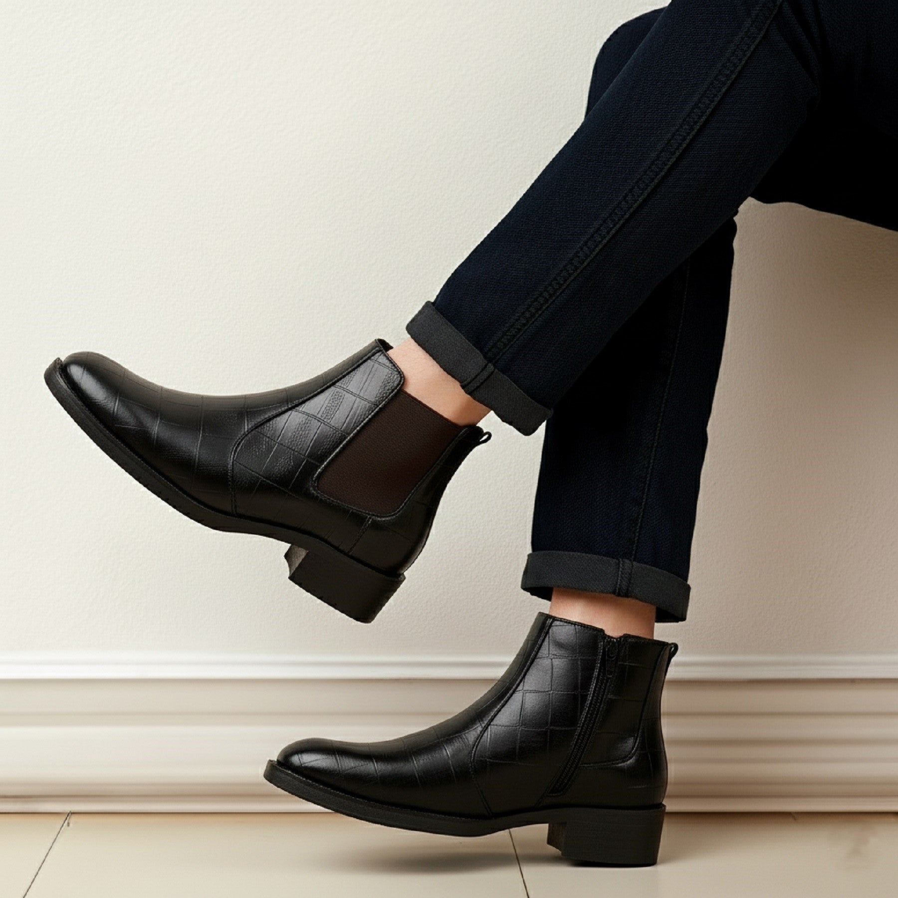 BAXXICO Mens Premium Chelsea Boots Stylish Durable & All Day Comfortable