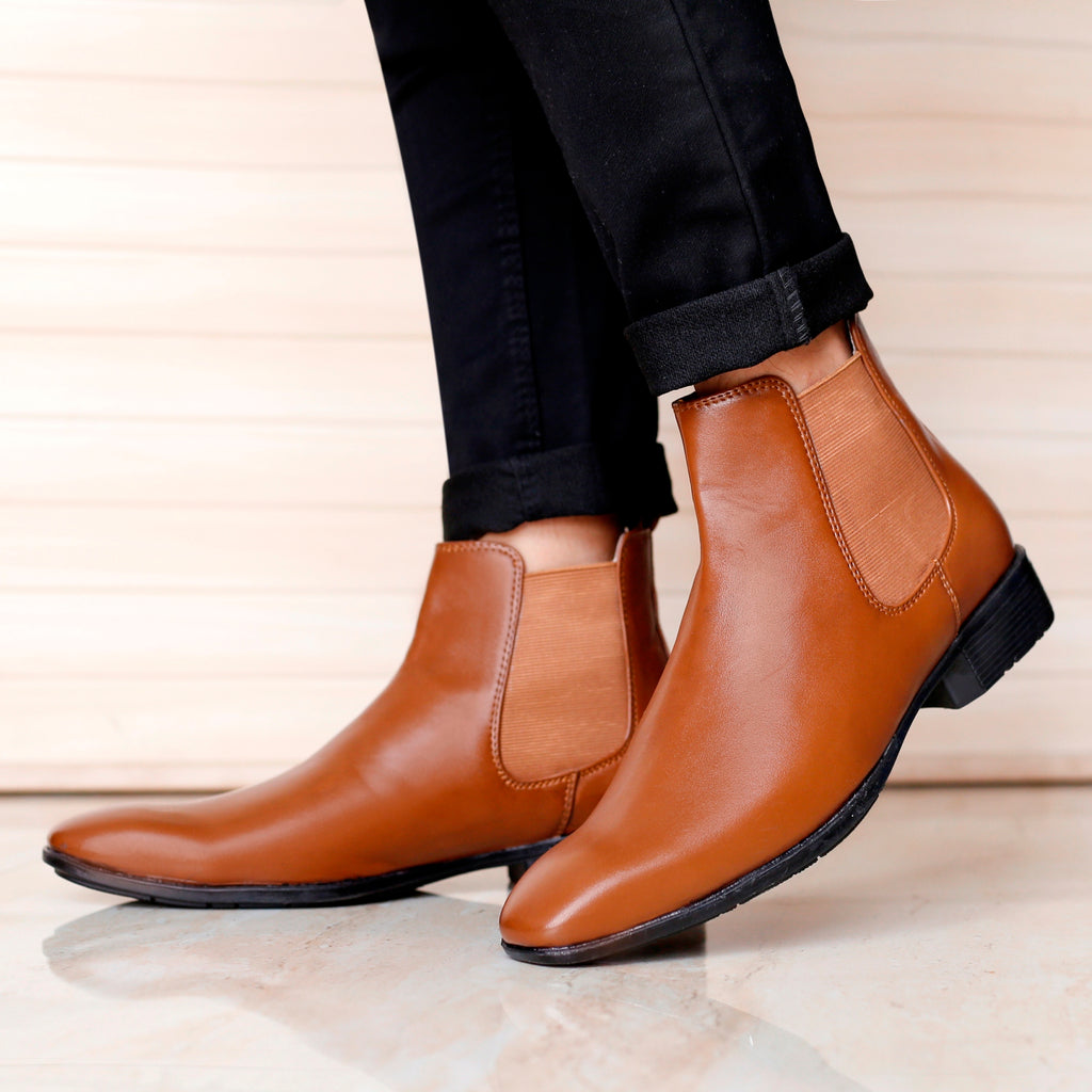 BAXXICO High end Fashionable Chelsea Boots for Men