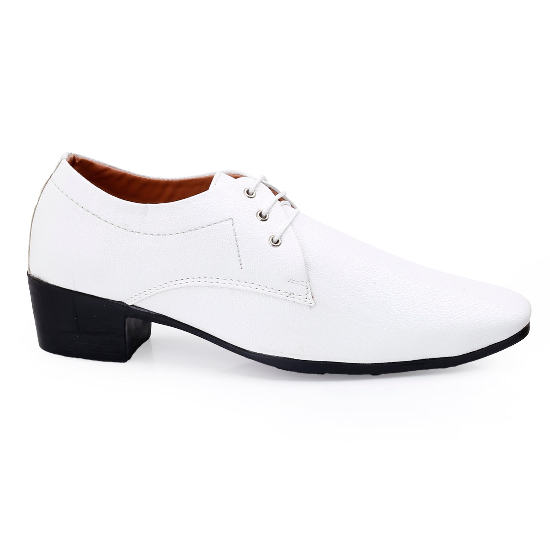 Mens Office Wear Height Increasing Derby Formal Shoes