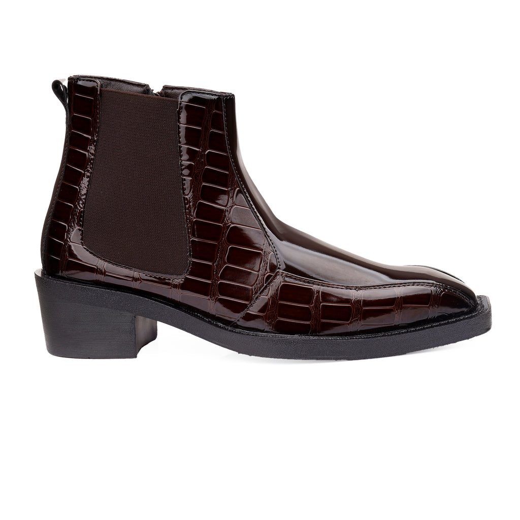 BAXXICO Mens Elevator Boots for Extra 2 Inches Height