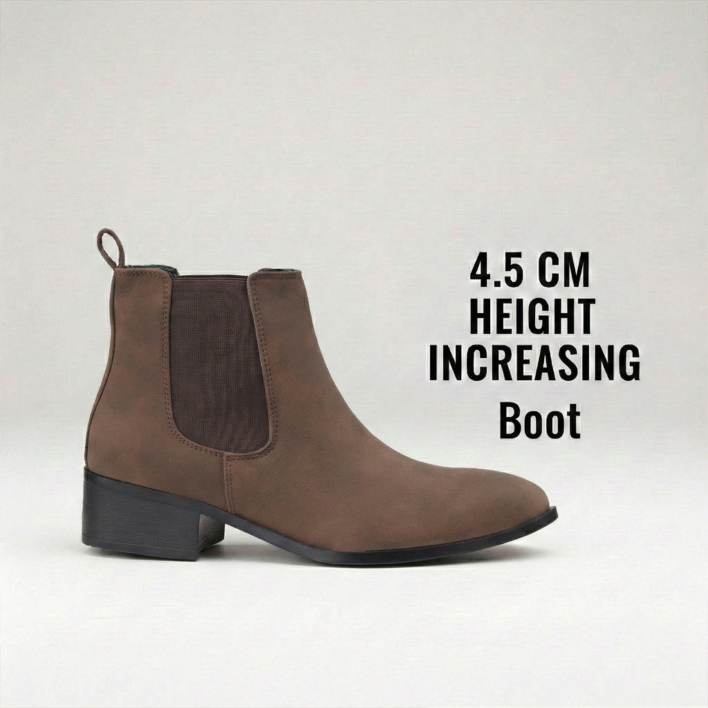 BAXXICO Smart Casual Mens Boots with 4.5cm Heel Height