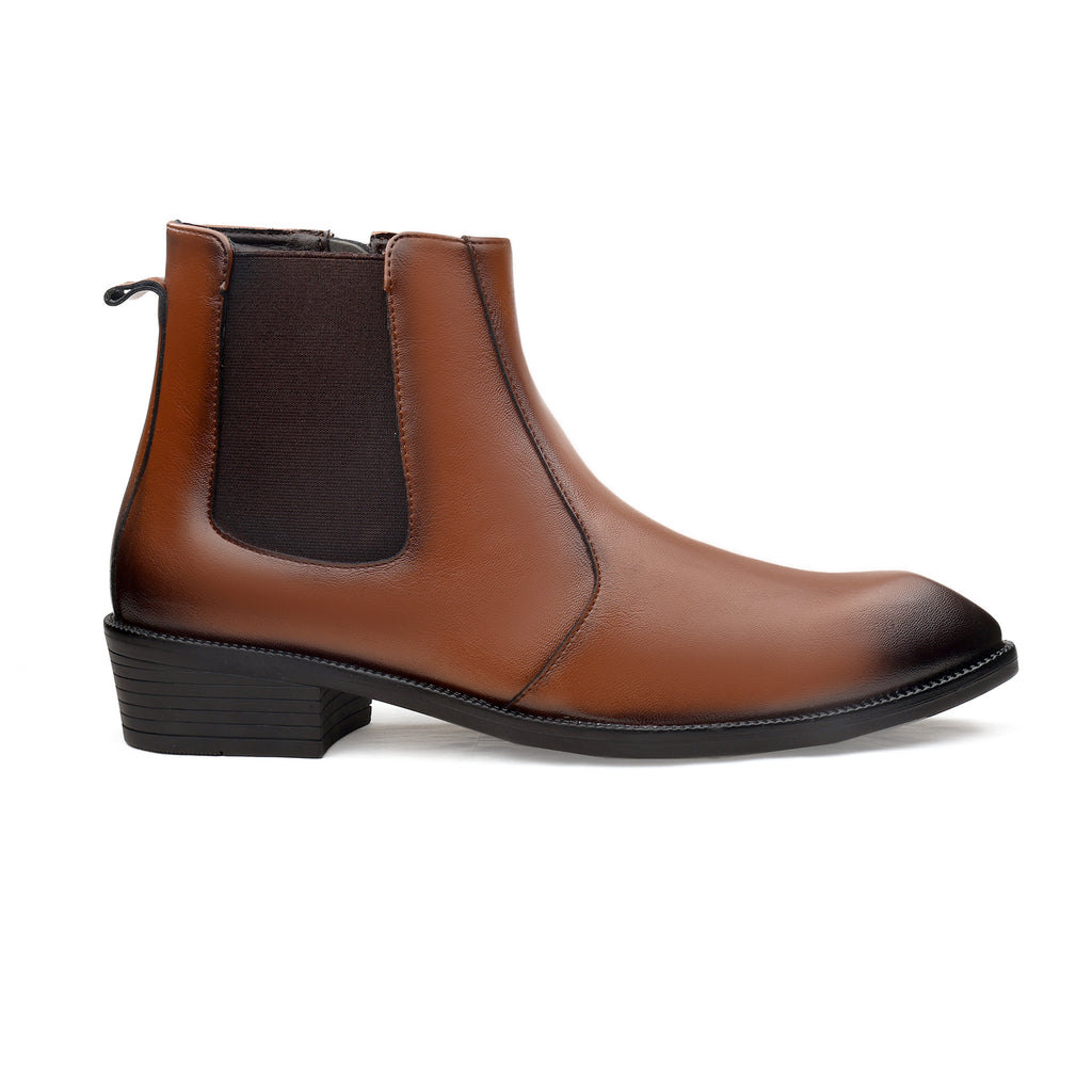 BAXXICO Mens Classic Elevator Boots Height Increase 2 Inches