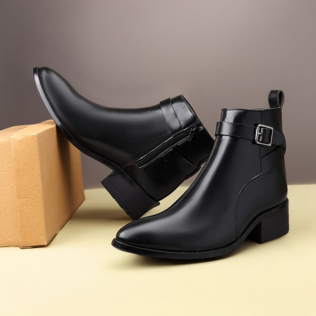 BAXXICO Mens Height Boost Boots for Formal & Casual Wear