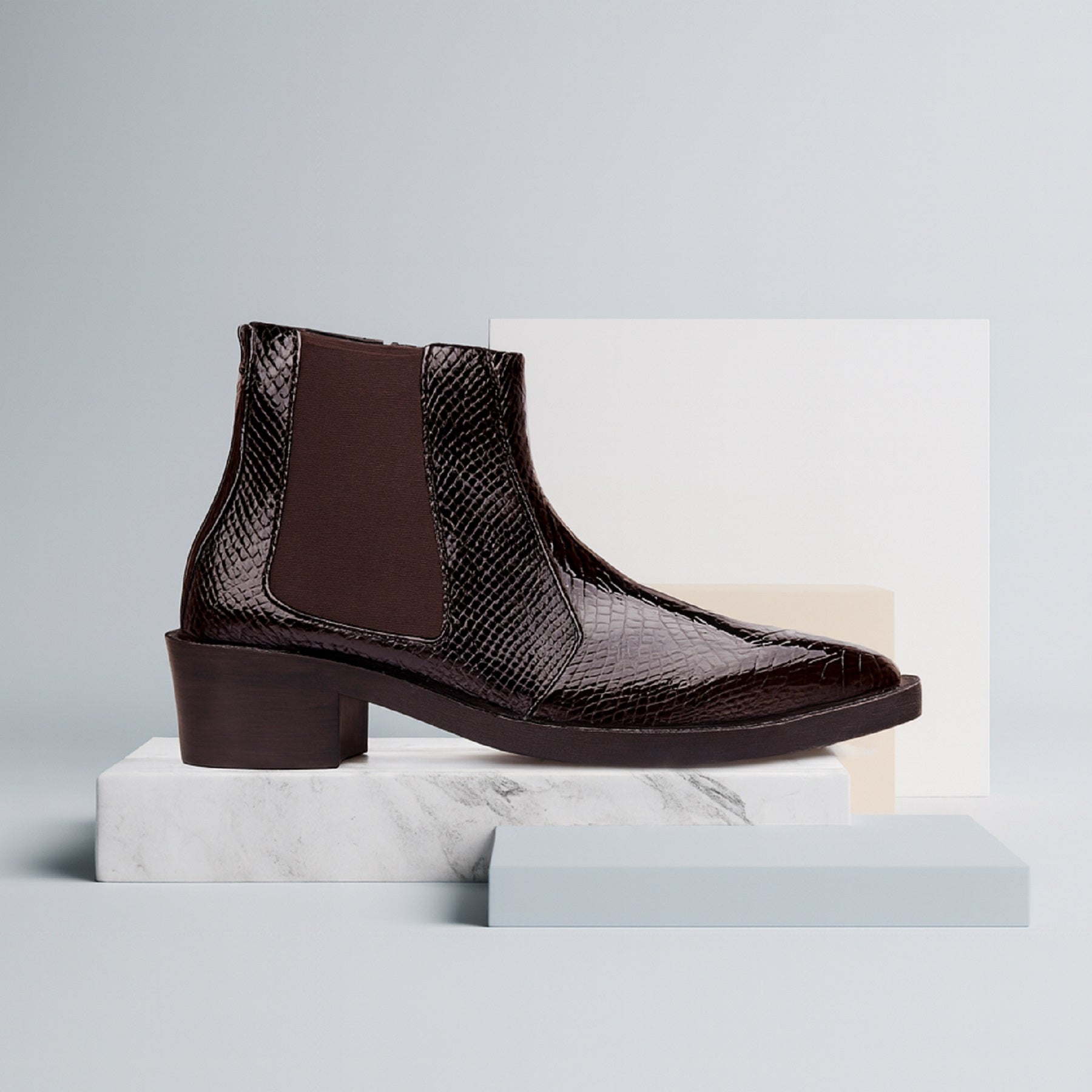 BAXXICO Mens Elevator Boots with 2 Inches Heel Height Boost