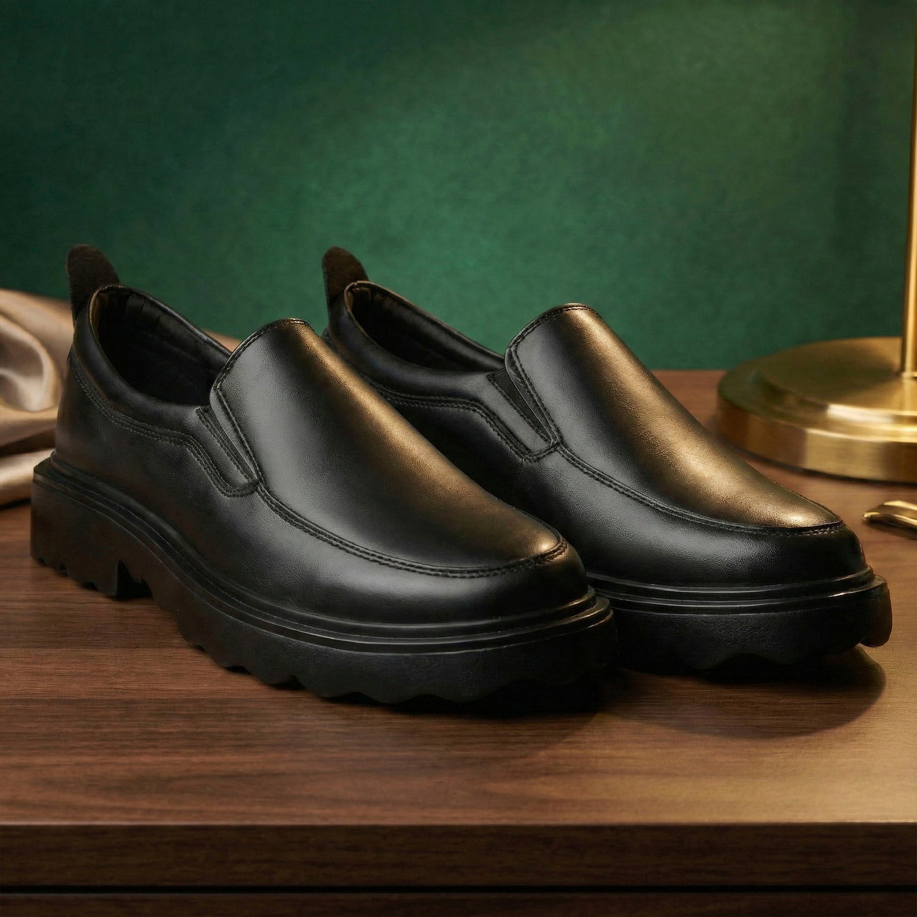 BAXXICO Mens Casual Formal Slip On Shoes Smart & Sophisticated Look