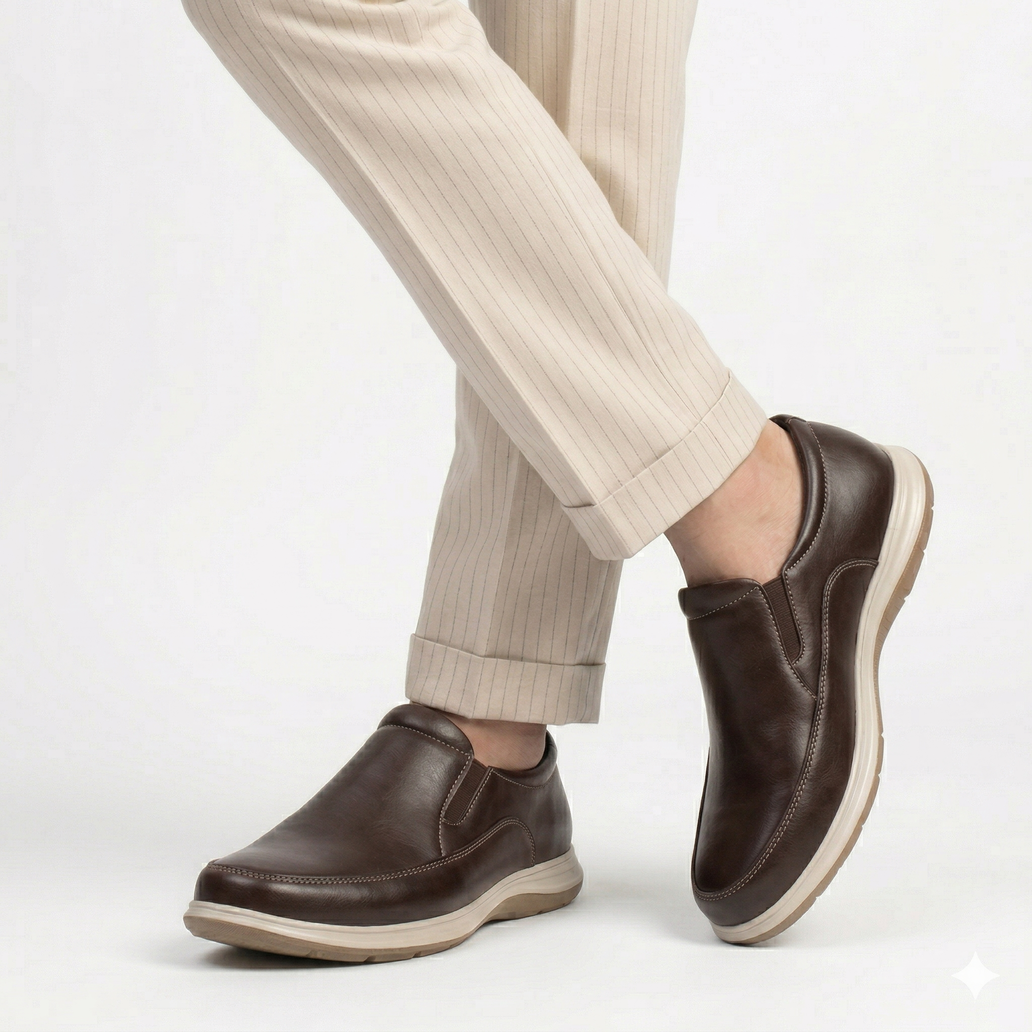 BAXXICO Mens Casual Slip On Shoes Durable Comfort for Office & Walking