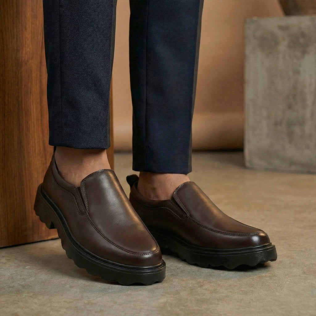 BAXXICO Mens Casual Formal Slip On Shoes Smart & Sophisticated Look