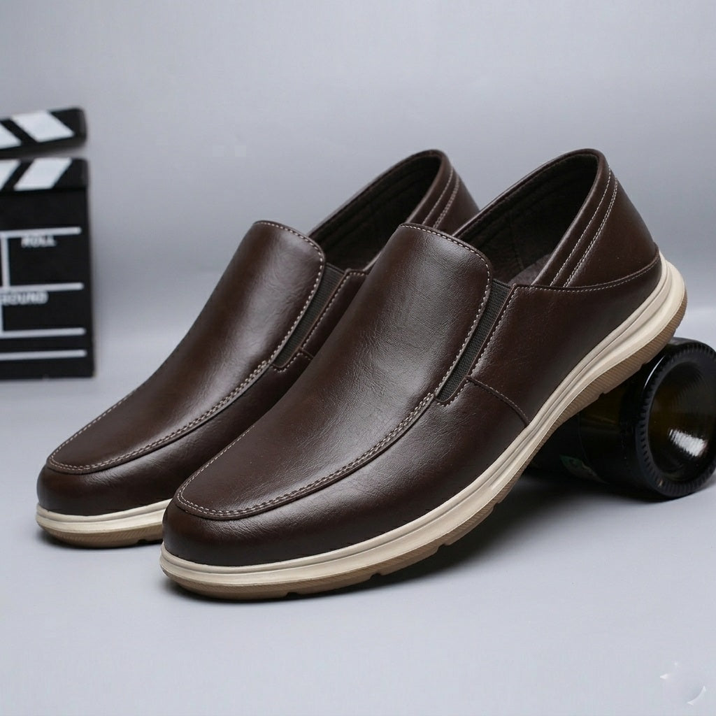 BAXXICO Mens Comfortable Slip On Shoes Versatile Office & Casual Wear