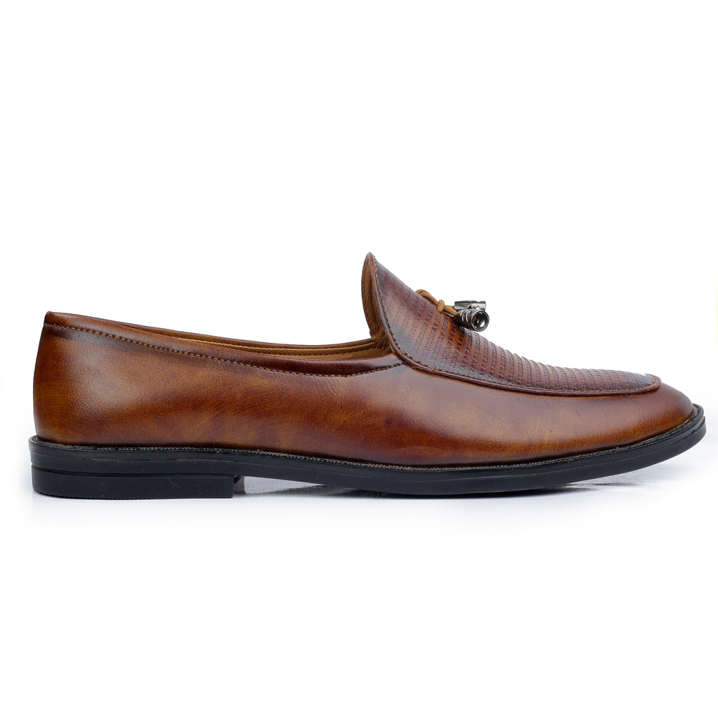 Baxxico Party Wear Premium Range Tassel Formal Slip ons for Men