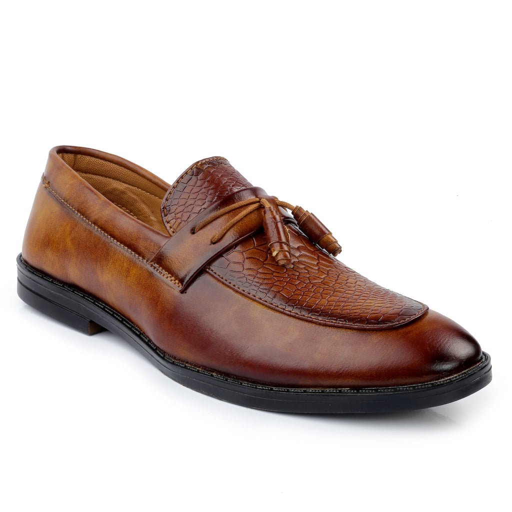 Baxxico Party Wear Premium Range Tassel Formal Slip ons for Men