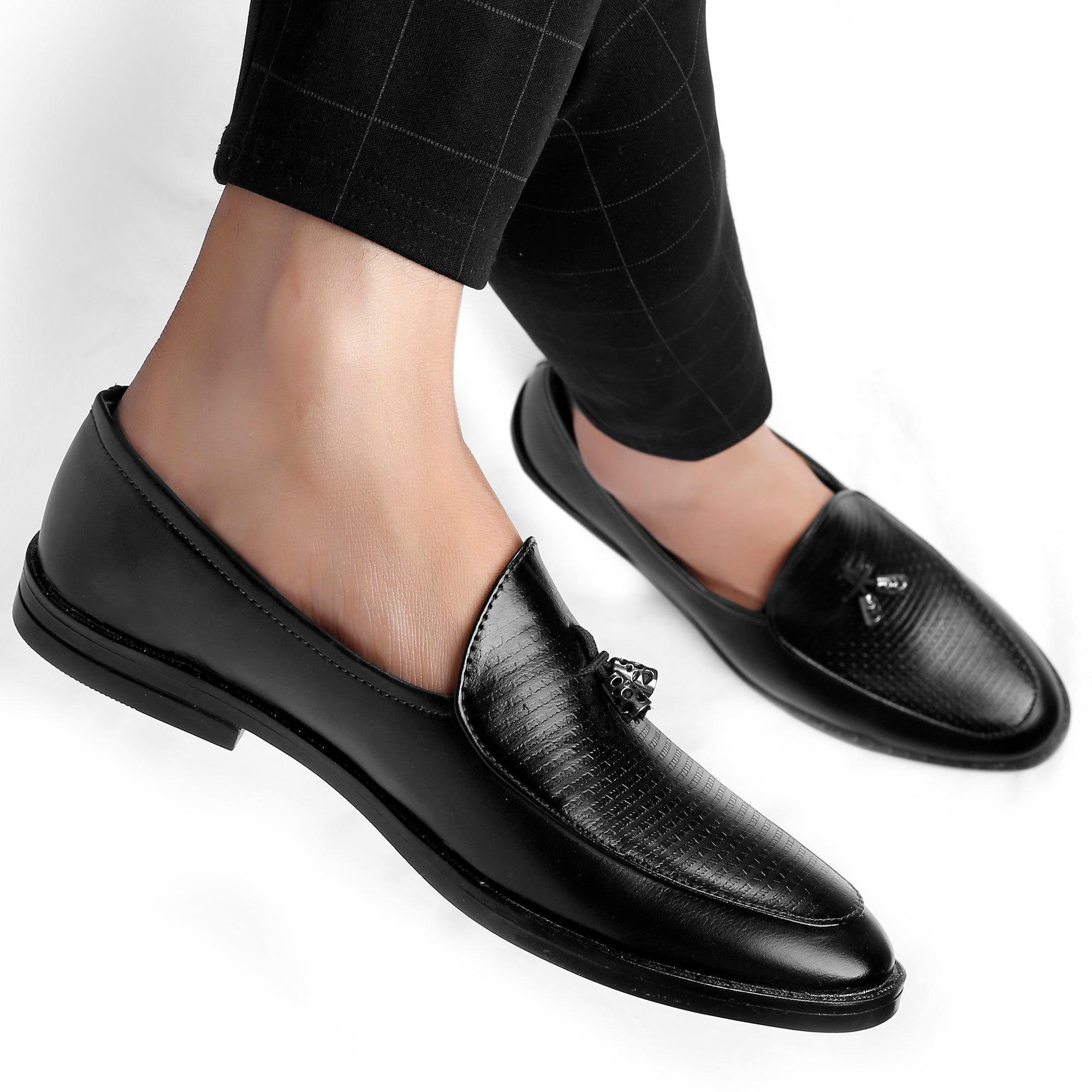 Baxxico Party Wear Premium Range Tassel Formal Slip ons for Men