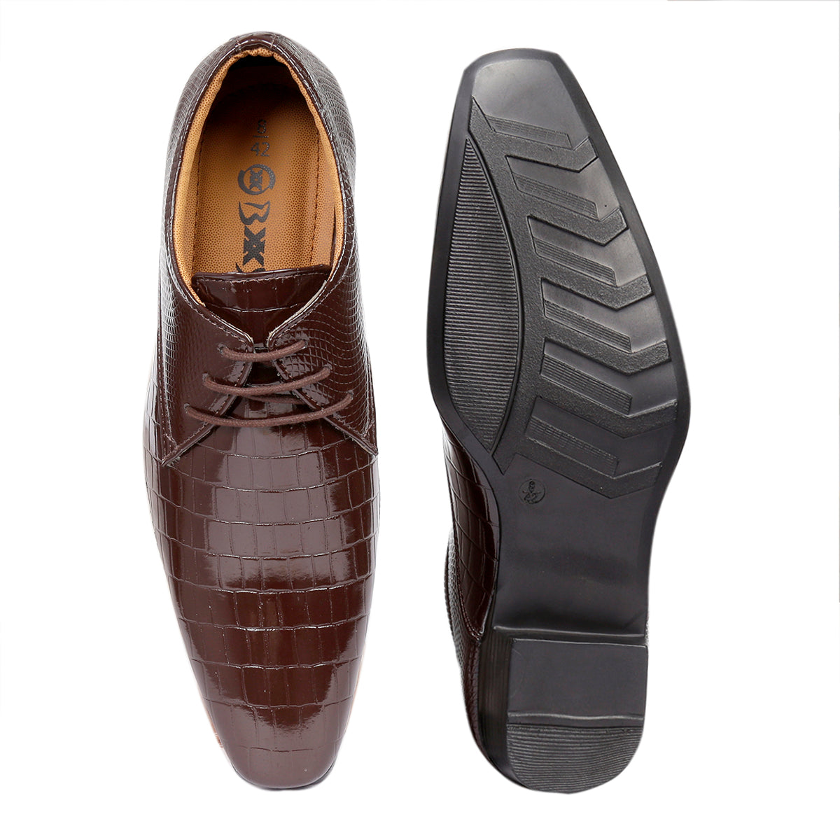 BAXXICO Party Wear Lace up Shoes For Men
