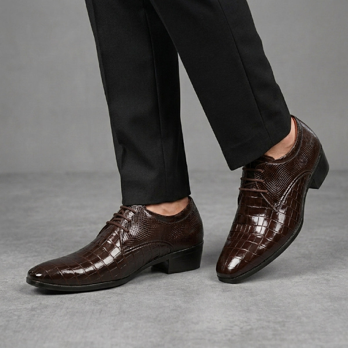 BAXXICO Party Wear Lace up Shoes For Men