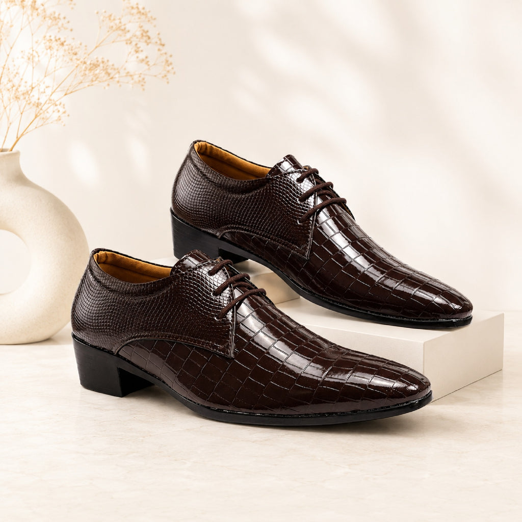 BAXXICO Party Wear Lace up Shoes For Men