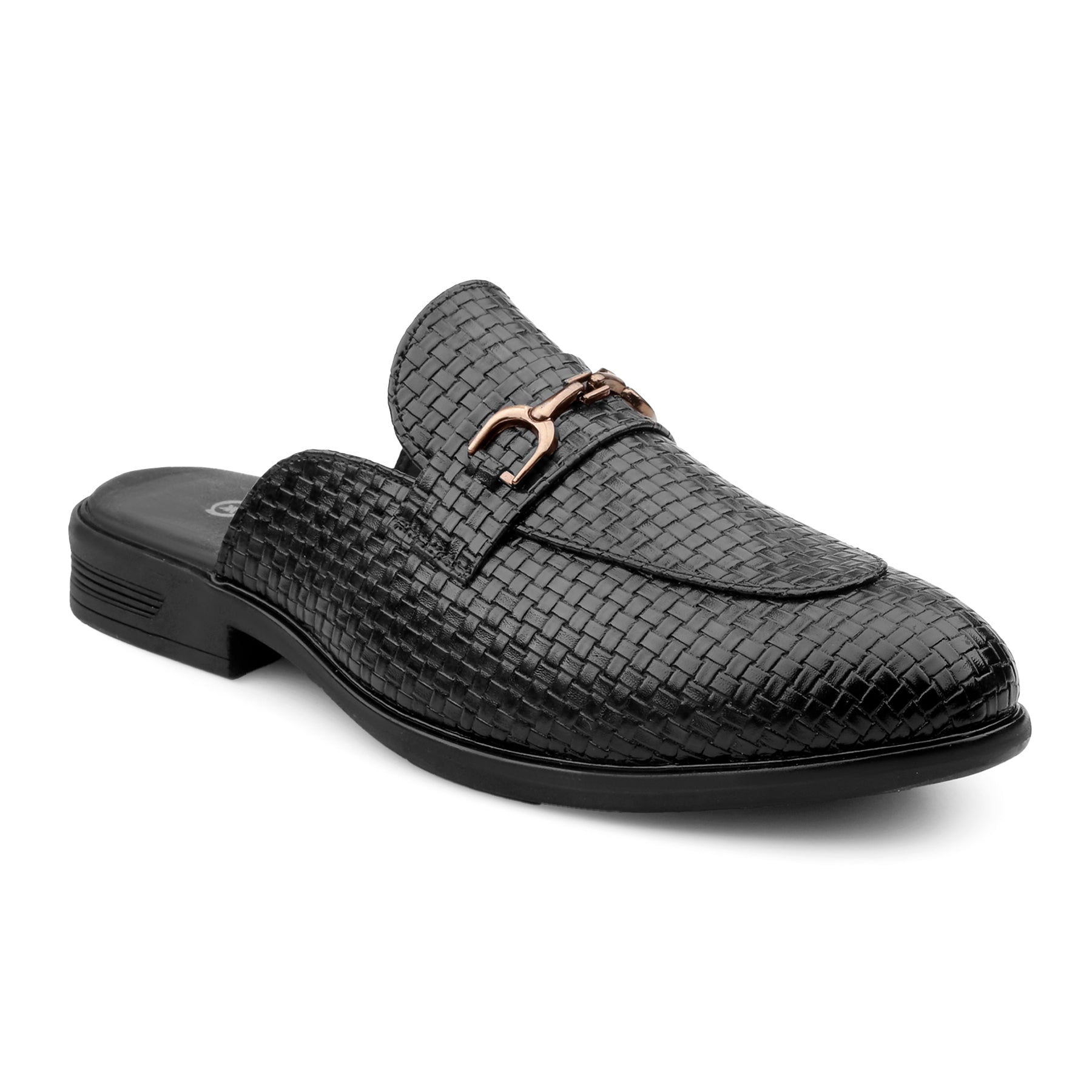 BAXXICO Premium Faux Leather Slip On Mule Loafers for Men