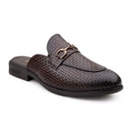 BAXXICO Premium Faux Leather Slip On Mule Loafers for Men
