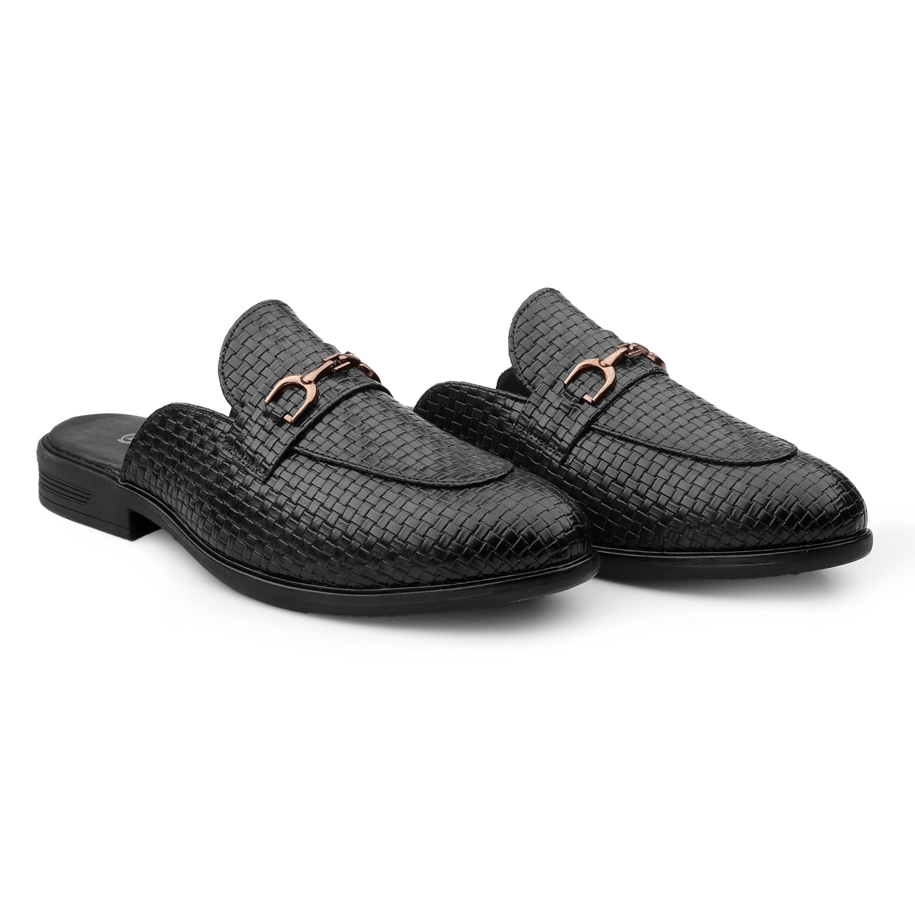 BAXXICO Premium Faux Leather Slip On Mule Loafers for Men