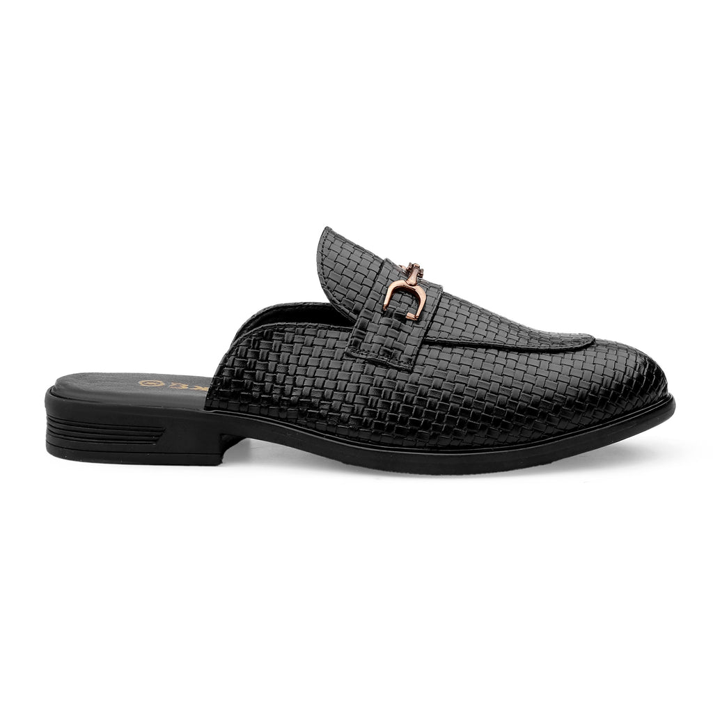 BAXXICO Premium Faux Leather Slip On Mule Loafers for Men