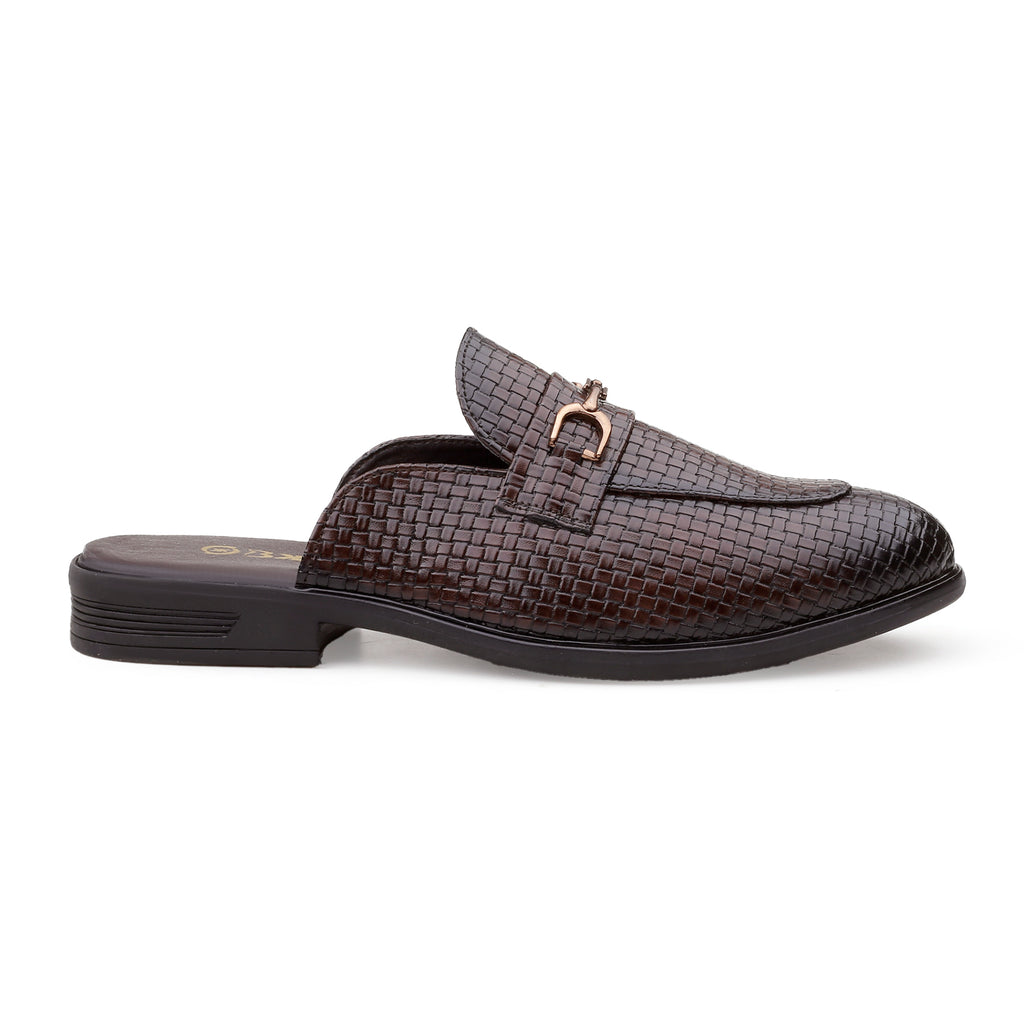 BAXXICO Premium Faux Leather Slip On Mule Loafers for Men