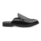 BAXXICO Luxury Patent Slip On Mule for Men