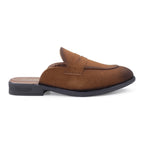 BAXXICO Mens Premium Penny Mule Loafers  Stylish Slip On Shoes