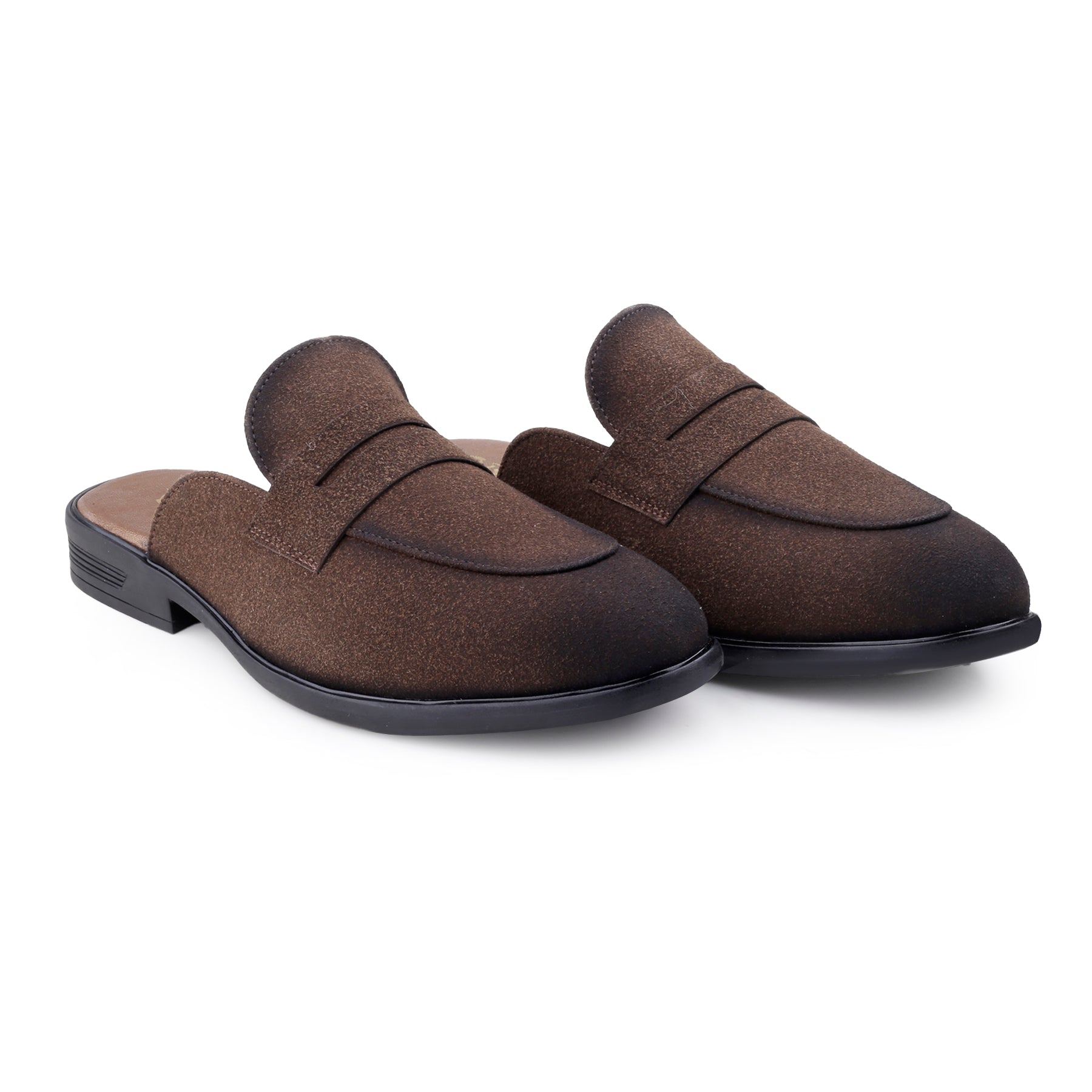 BAXXICO Mens Premium Penny Mule Loafers  Stylish Slip On Shoes