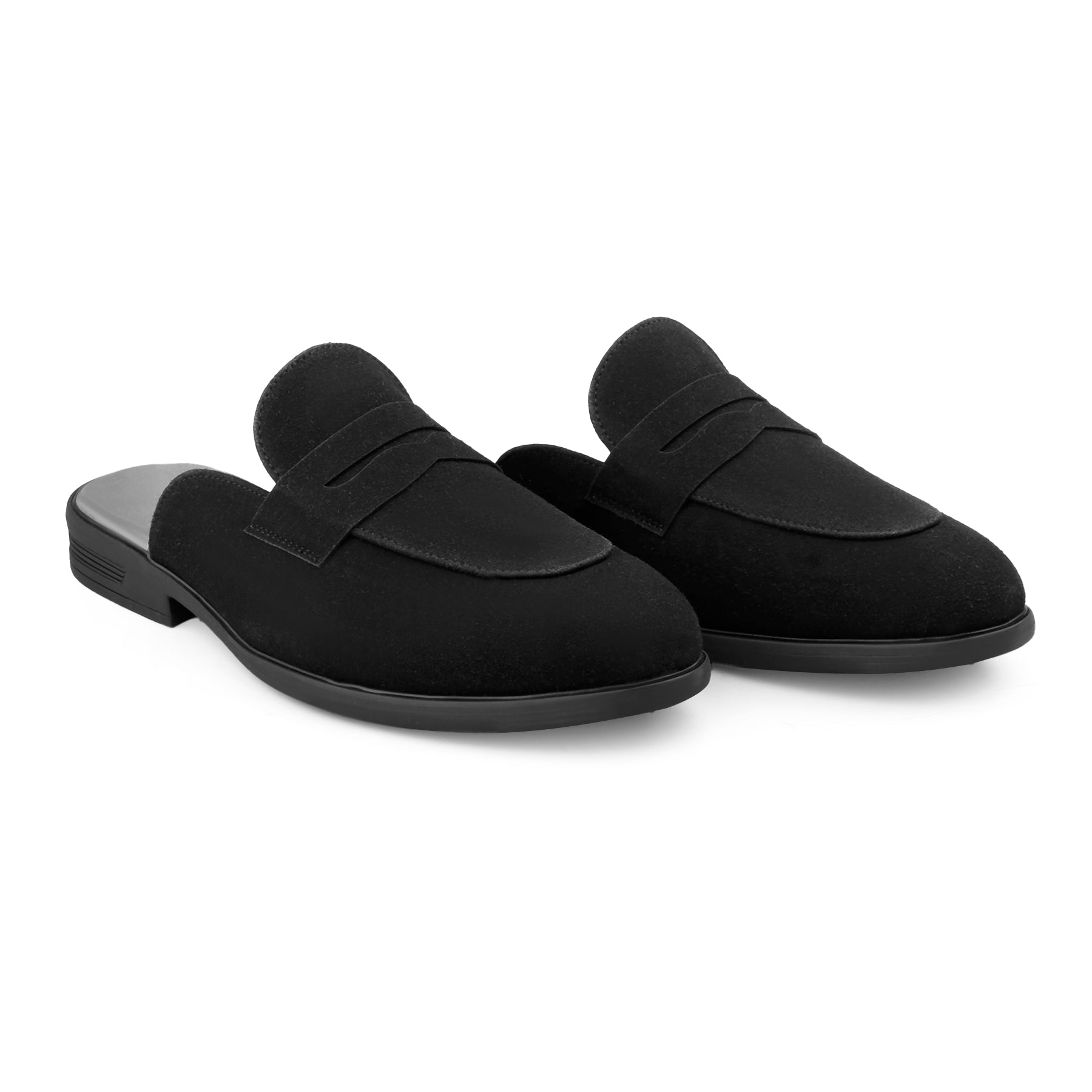 BAXXICO Mens Premium Penny Mule Loafers  Stylish Slip On Shoes