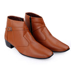 BAXXICO Premium and comfortable Ankle Zipper Boots For Men