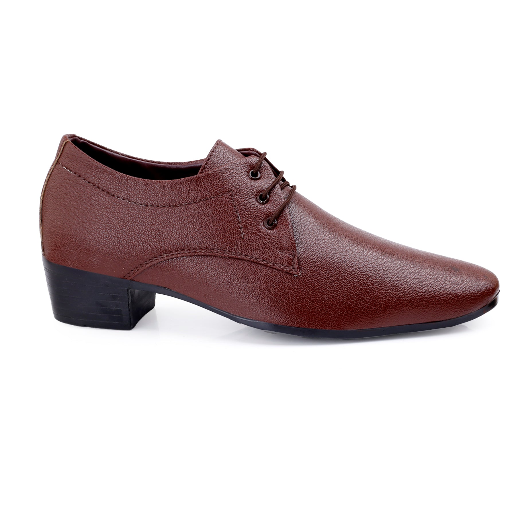 Mens Office Wear Height Increasing Derby Formal Shoes