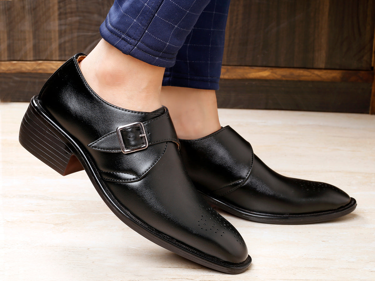 BAXXICO Height Increasing Monk Slip on For Men